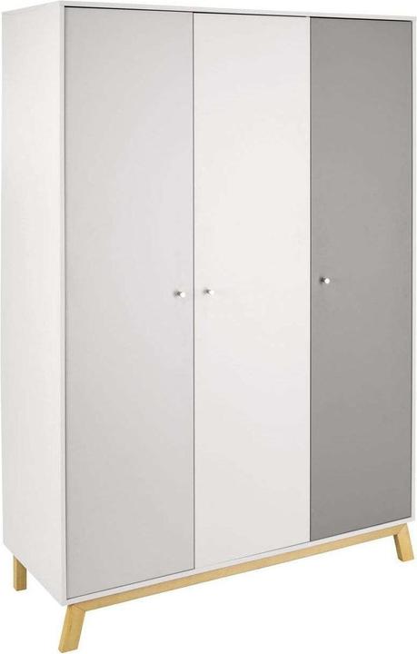Produktbild Schardt VEGAS Komplettzimmer aus Kombi-Kinderbett, Umbauseiten, Wickelkommode, Schrank (Kinderkleiderschrank)