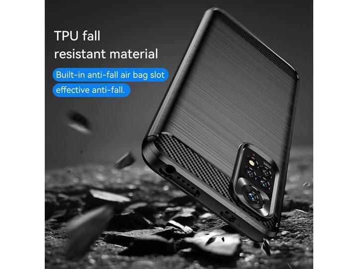 Image du produit Screenguard Xiaomi Redmi Note 11S Housse Carbon Brushed Soft TPU (Xiaomi Redmi Note 11S)