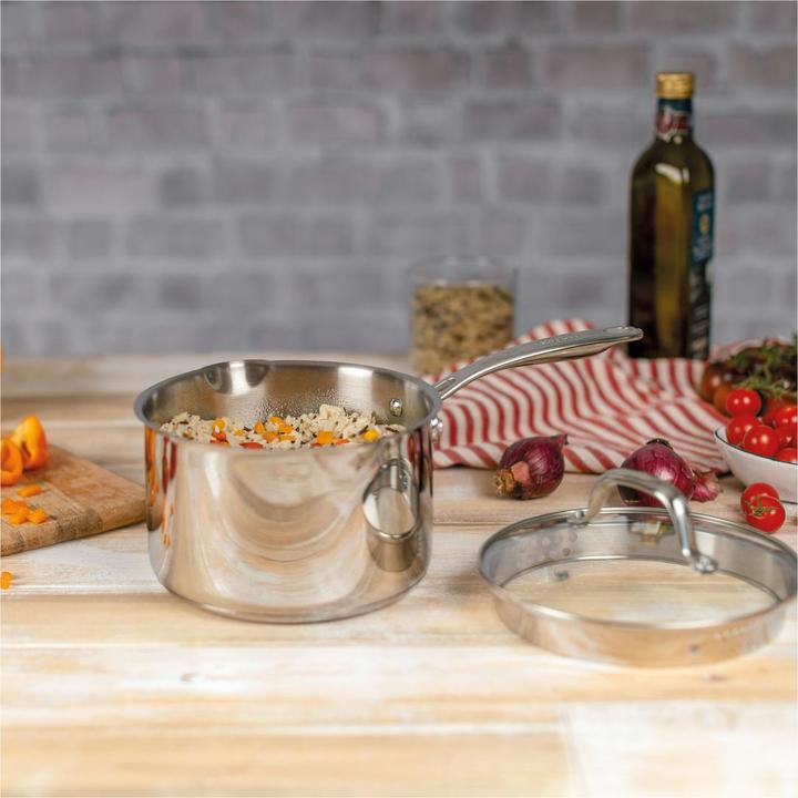 Image du produit Kuhn Rikon ALLROUND PLUS Casserole à manche (18 cm, Casserole à manche, Acier inoxydable)