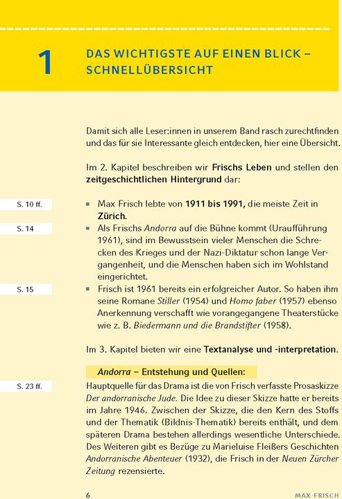 Actual product image Andorra von Max Frisch - Textanalyse und Interpretation (German, Max Fresh, Bernd Matzkowski, 2024)