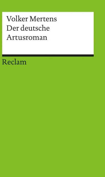Produktbild Der deutsche Artusroman (Deutsch, Volker Mertens, 1998)