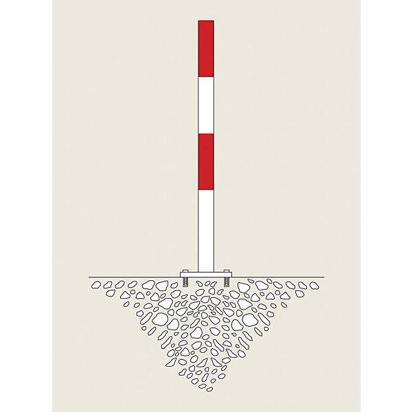 Actual product image kaiserkraft Barrier post