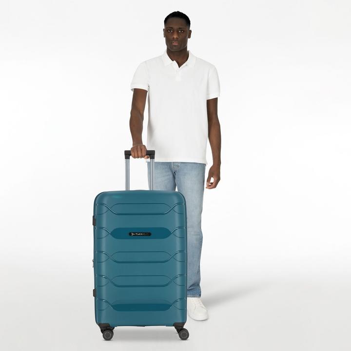 Immagine prodotto Polestream Strz by Asteroid 4 Rollen Trolley L 74 cm mit Dehnfalte (92 l, XL (da 115l))