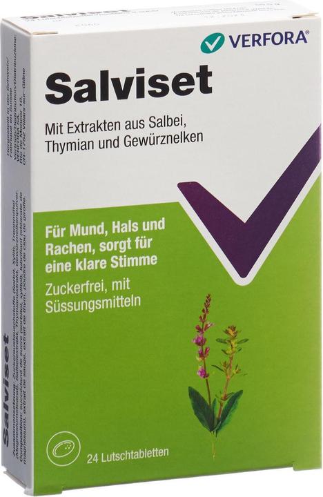 Produktbild Salviset Mund und Halspastillen (24 Stück)