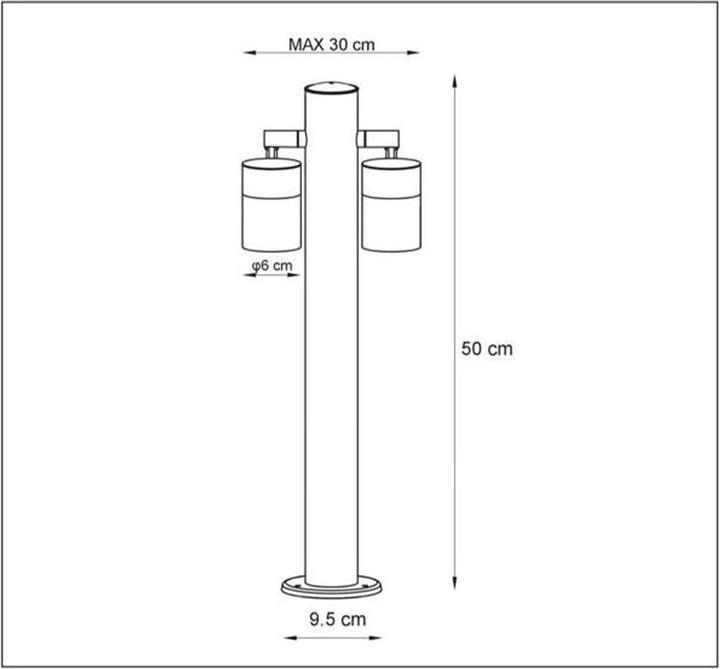 Actual product image Lucide Arne (350 lm, GU10, IP44)
