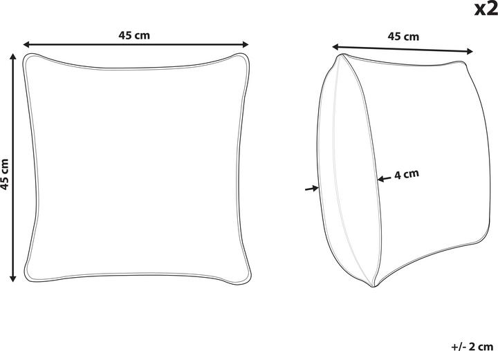 Actual product image Beliani Kunri (45 x 45 cm)