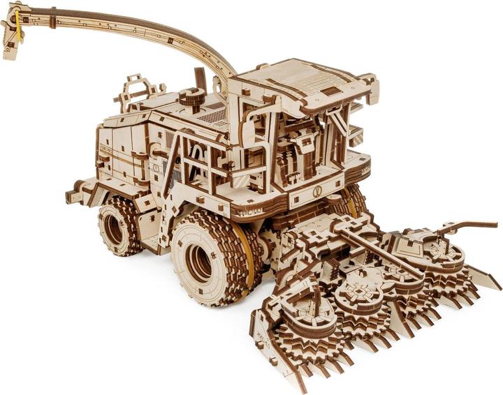 Actual product image Eco Wood Art Mechanical 3D wooden-puzzle - Havester Forage (Gomeslmash) FS80 Pro