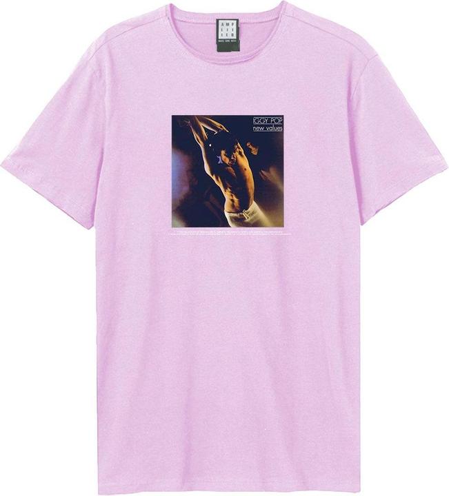 Actual product image Amplified Unisex Adult New Values Iggy Pop Back Print T-Shirt (XL)