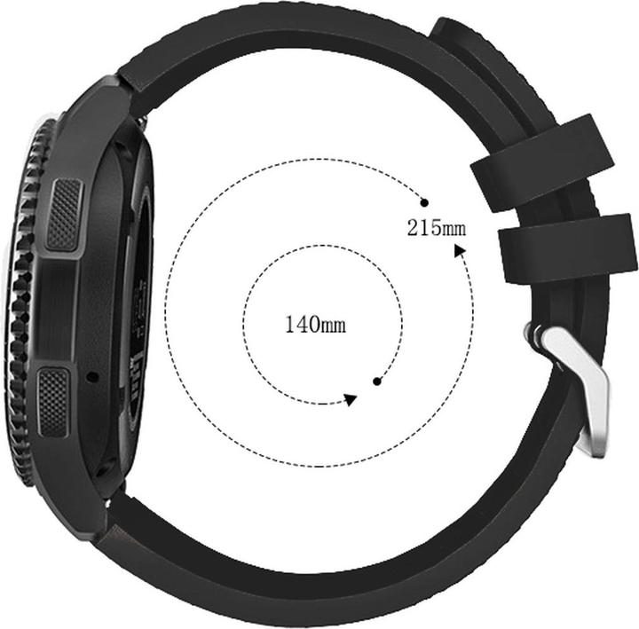 Produktbild Cadorabo Armband für Samsung Galaxy Gear (22 mm, TPU)