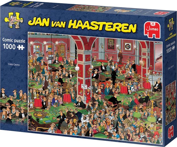 Image du produit Jumbo Puzzle Crazy Casino (1000 pièces)