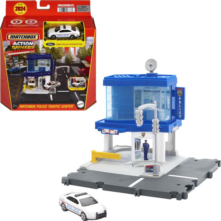 Actual product image Matchbox Action Drivers Police Patrol Station