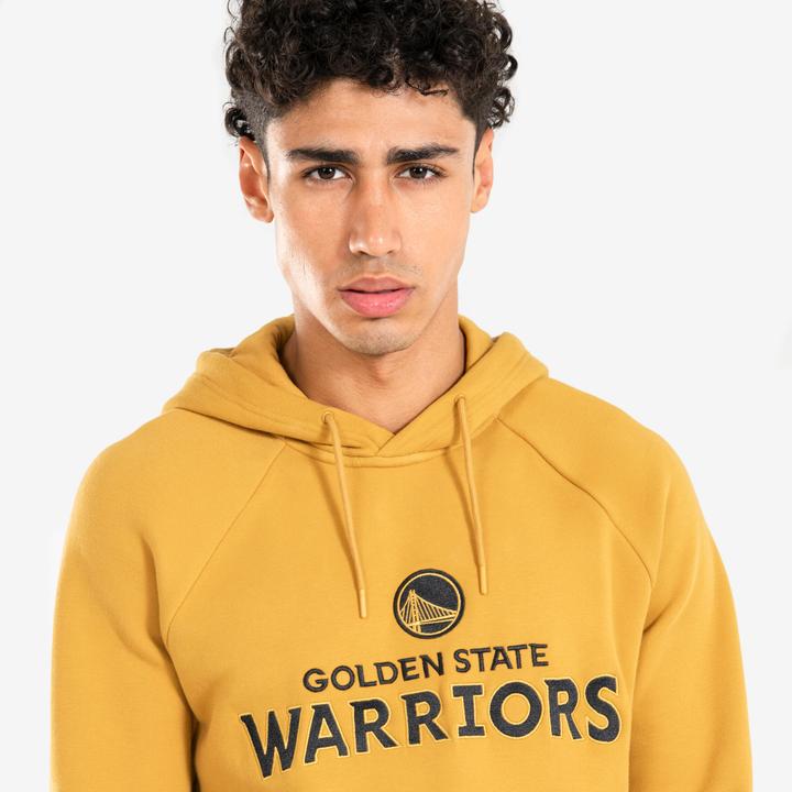 Produktbild Tarmak Damen/Herren Sweatshirt mit Kapuze Golden State Warriors - Hoodie 900 NBA gelb (M)