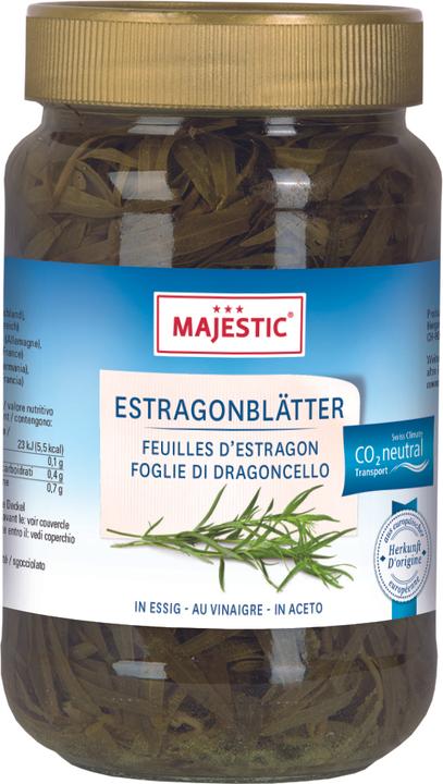 Immagine prodotto Majestic Foglie di dragoncello intere in aceto (540 g)