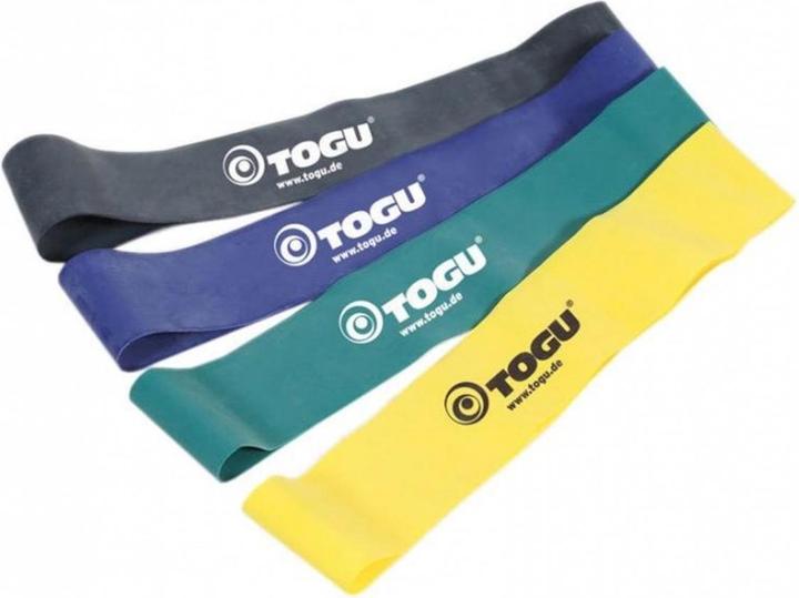 Actual product image Togu Theragym Loop Set of 4 (0.30 m, Strong, Extra strength, Medium, Easy)