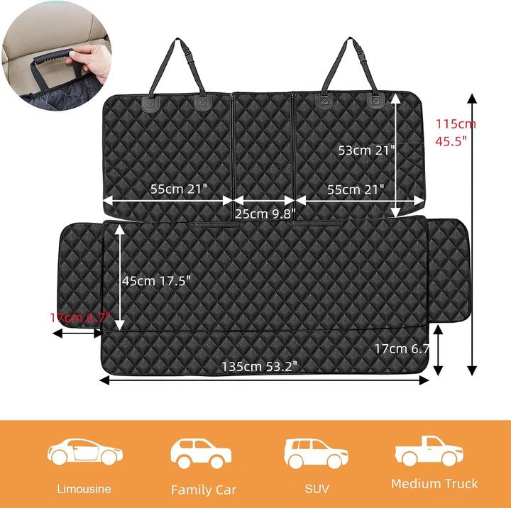 Image du produit Anosospecial Wasserdichte Autoschondecke (Chien, Lavable en machine)