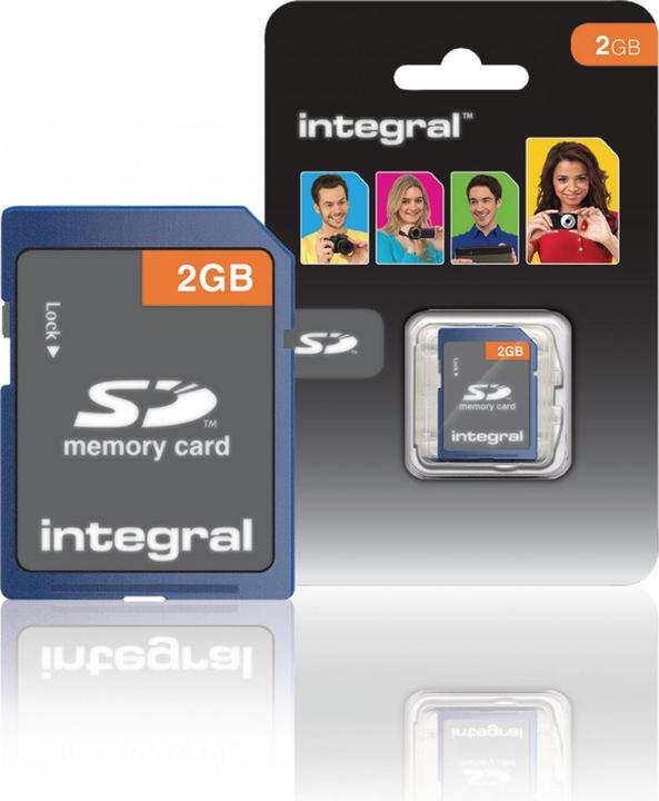 Image du produit Integral Memory Carte SD (2 Go, SD)