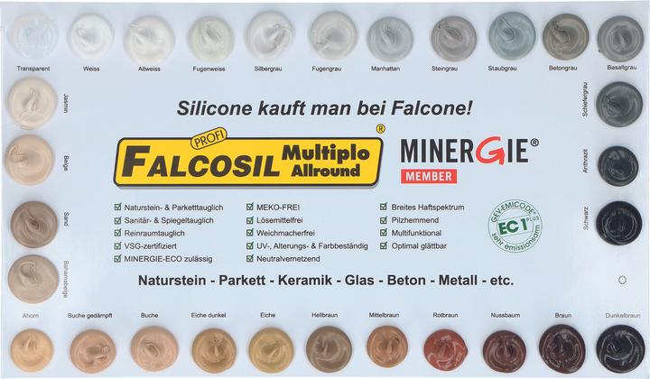 Image du produit Falcone Scellant silicone Falcosil Multiplo Allround (Transparent, 310 ml)