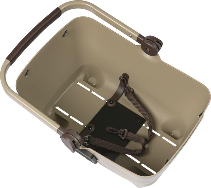 Immagine prodotto Basil Buddy panier de vélo pour chien KF, 32L, brun biscotti (Cane, Lavabile)