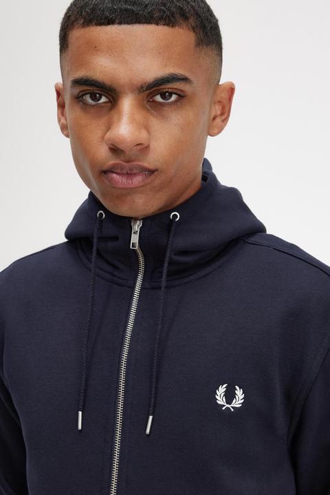 Produktbild Fred Perry Hooded Jacket Navy (XL)