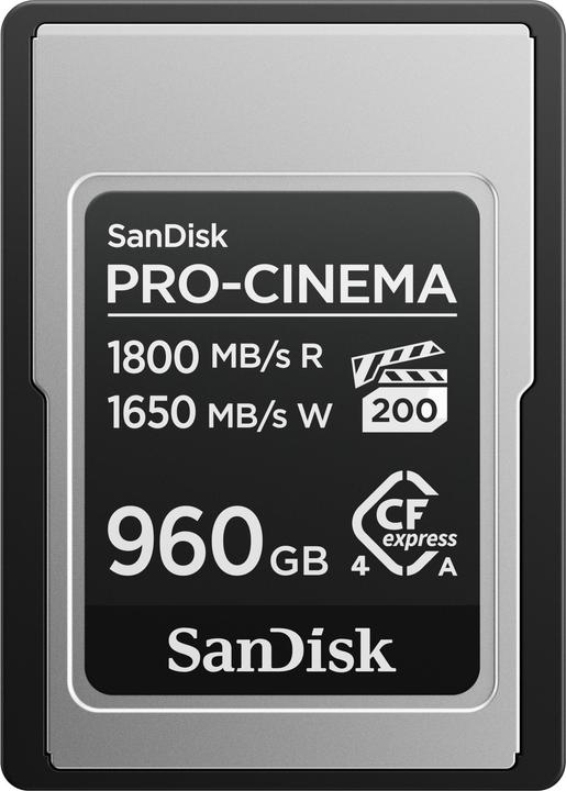 Image du produit SanDisk PRO-CINEMA CFexpress Type A Card 960GB (960 Go, CFexpress type A)