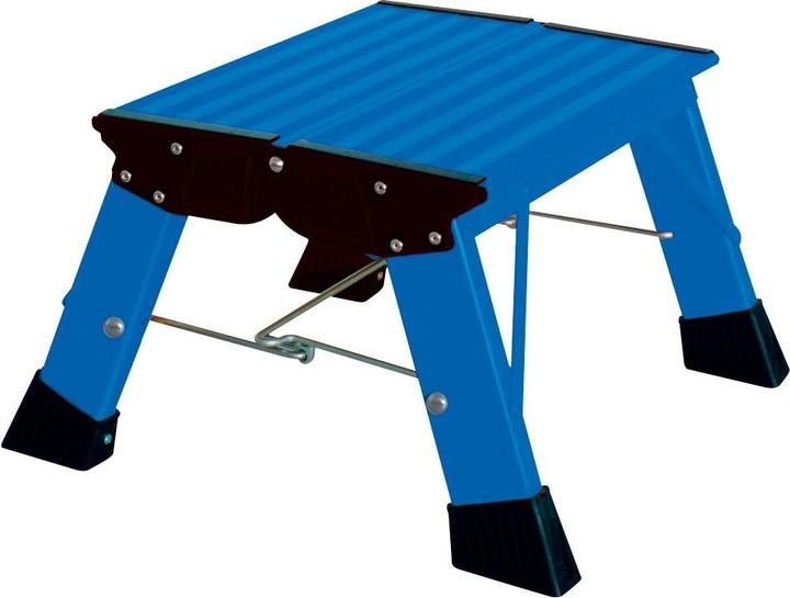 Produktbild Krause Klapptritt MONTO Treppy Plusline blau 1 Stufe, H: 38,0 cm (Klapptritt, 35 cm)