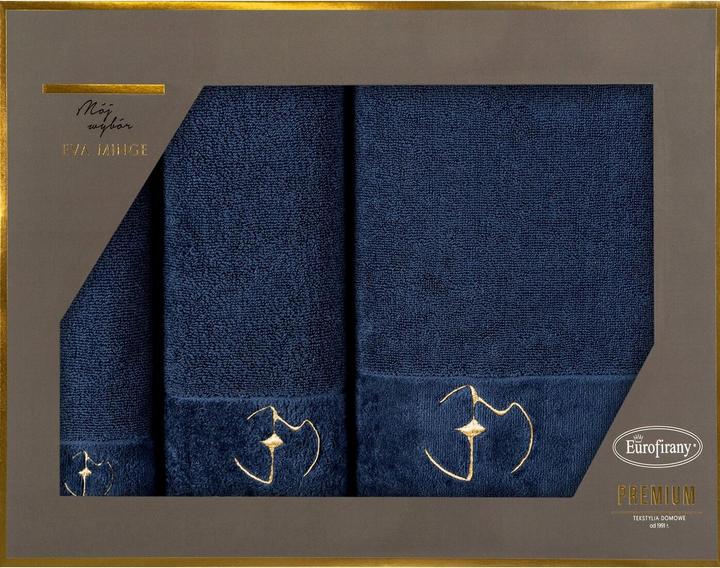 Produktbild Eurofirany EVA MINGE Set GAJA-Handtücher in eleganter Verpackung, perfekt als Geschenk, 550 g/m2 30x50 cm, 50x9 (50 x 90 cm, 30 x 50 cm, 70 x 140 cm)