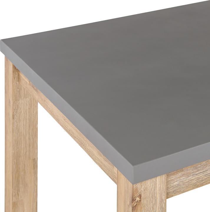 Produktbild Beliani Gartenmöbel Set Beton / Akazienholz grau Tisch mit 2 Bänken OSTUNI (180 cm)