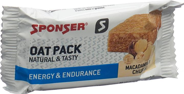 Actual product image Sponser Oat Pack (Macadamia nut, Chufas, 1 pcs., 60 g)