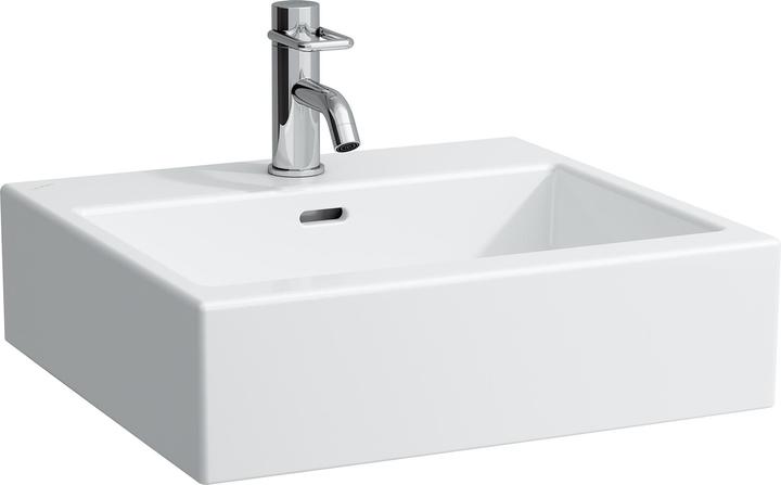 Produktbild Laufen Living City Waschtisch, 1 Hahnloch mittig, mit Überlauf, 50x46 cm, weiss (520 mm, 500 mm)
