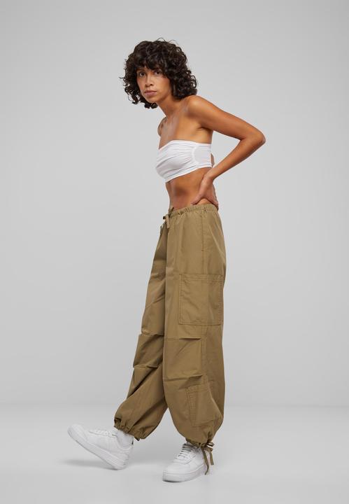 Produktbild Urban Classics Ladies Cotton Cargo Parashute Pants - 166855 (L)