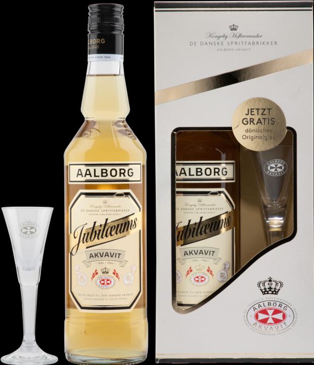 Produktbild Aalborg Jubileum + 1 Glass 40% Vol. 0,7l