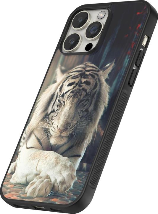 Image du produit PhoneLook Coque Silicone rigide noir Zen Tiger (Apple iPhone 15 Pro Max)