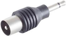 Actual product image Shiverpeaks ®-BASIC-S--Adapter, jack plug mono 3.5mm to coax plug