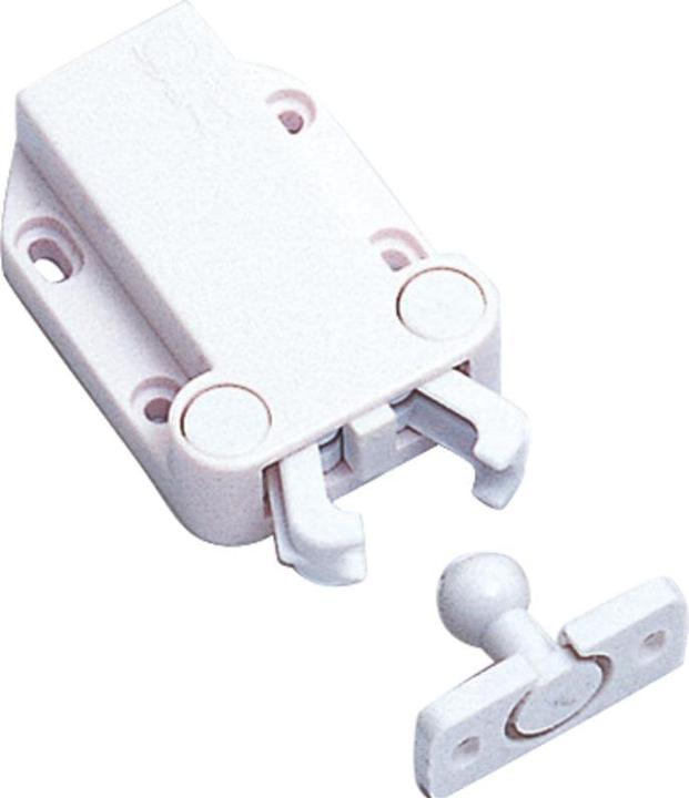Image du produit LAMP® Loquet à pression MC-37F, 78 Newton, plastique blanc
