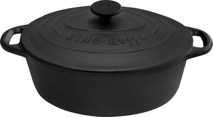 Produktbild Kinghoff Cast iron frying pan 33cm 6,2L KH-1111 (Bräter + Schmortopf, Gusseisen)