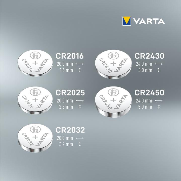 Actual product image Varta CR2430 (4 pcs., CR2430, 290 mAh)