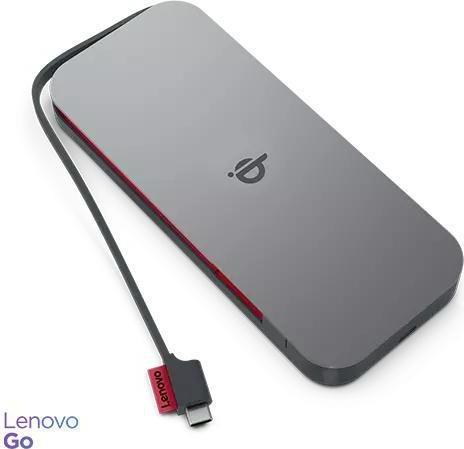 Immagine prodotto Lenovo GO Wireless Power Bank 10000 mAh, Thunder Black, 258 g, 15 W (10000 mAh, 30 W, 38.50 Wh)