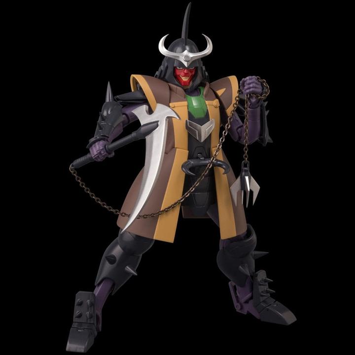 Actual product image Sunrise Chou-Dan-Kadou Yoroiden Samurai Troopers action figure Oni Mashou Shuten 15 cm