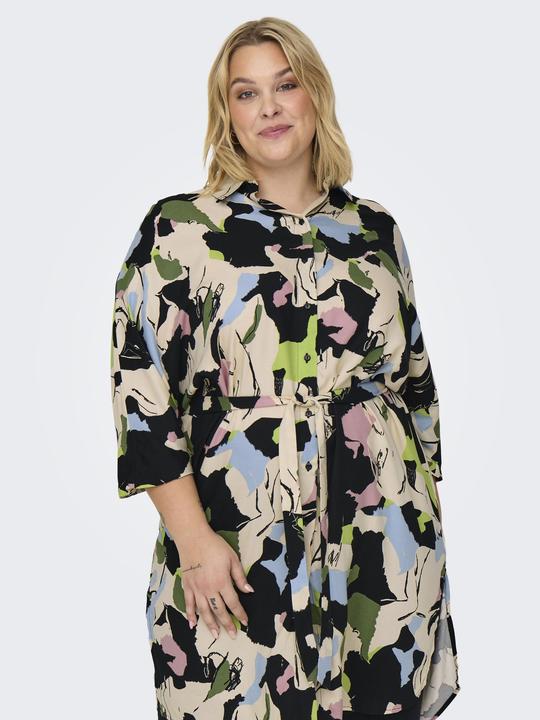 Actual product image Only CARISIDORA Midikleid Tunika mit halber Knopfleiste (50)