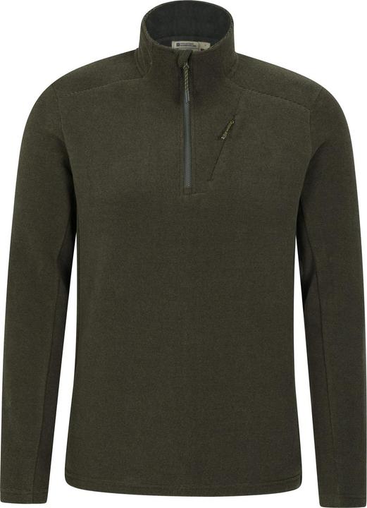 Actual product image Mountain Warehouse Mens Ridge Half Zip Fleece Top (XS)