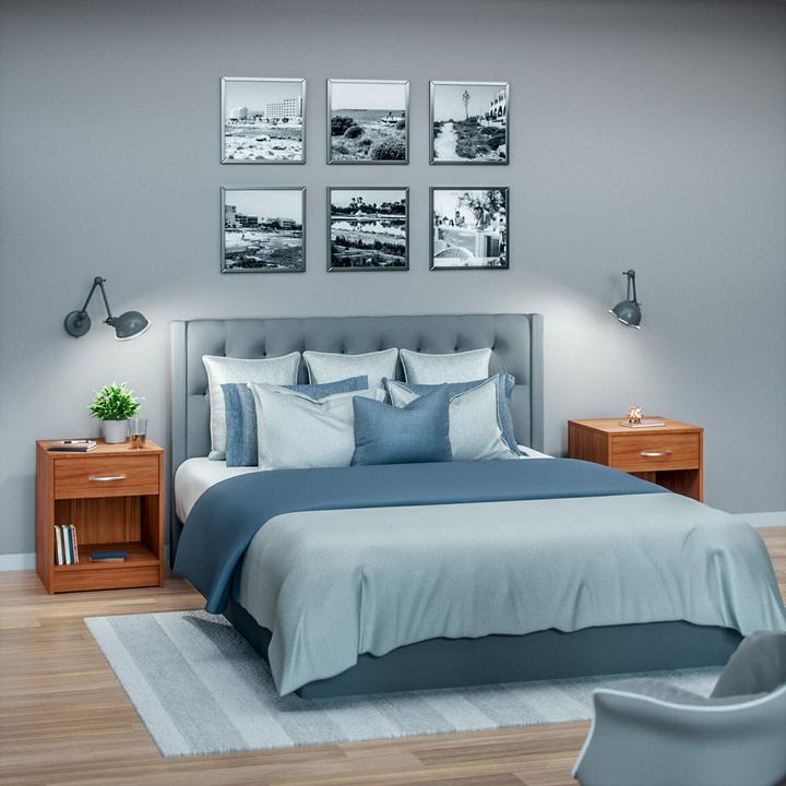 Image du produit Casaria Table de chevet (50 x 40 x 35 cm)