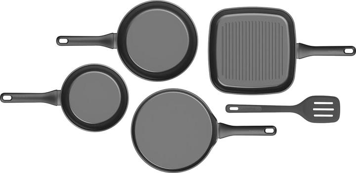 Produktbild BergHoff Pfannen-Set HELIX AH, 4-teilig (28 cm, Pfannenset + Topfset, Aluminium)