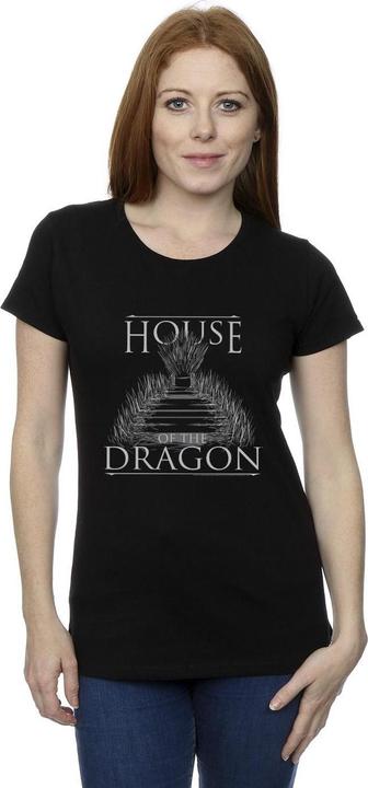 Image du produit Game of Thrones - T-shirt THRONE TEXT - Femme (L)