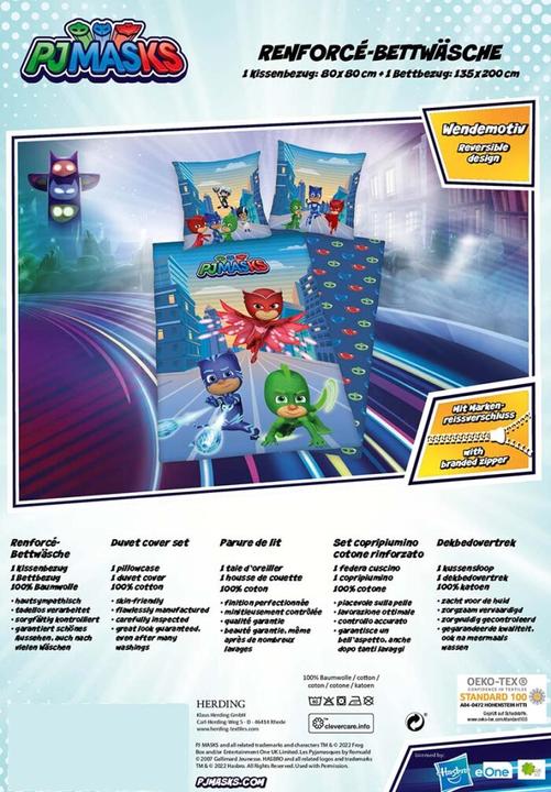 Image du produit Herding PJ Masks Literie