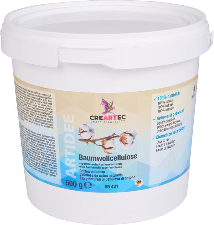 Immagine prodotto Cellulosa di cotone, superfine, bianca, 500 g