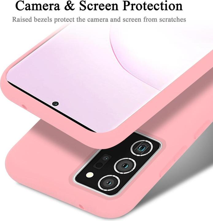 Immagine prodotto Cadorabo Copertura della cassa del silicone liquido TPU (Samsung Galaxy Note 20+)
