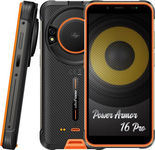 Image du produit Ulefone POWER ARMOR 16 PRO 4+64GB DS 4G ORANGE OEM (64 Go, Orange, 5.93", Double SIM, 16 Mpx, 4G)