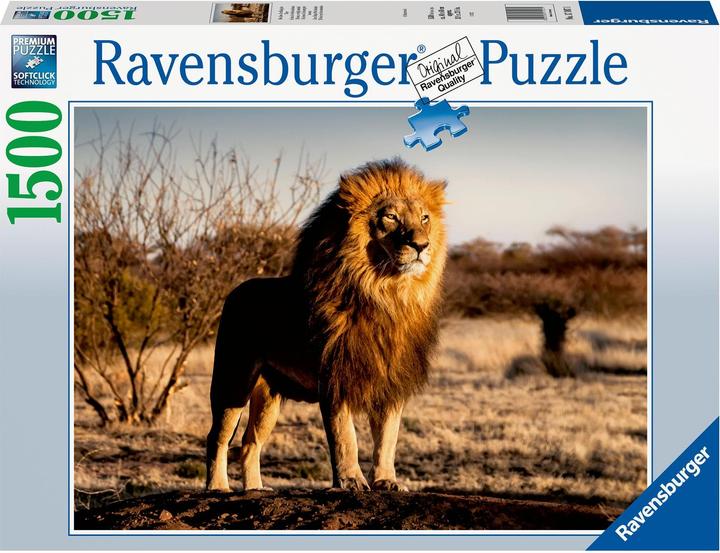 Image du produit Ravensburger Le lion. Le roi des animaux 1500p (1500 pièces)