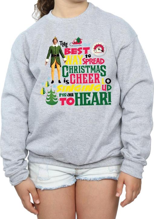 Immagine prodotto Elf Christmas Cheer Felpa Ragazze (140, 146)