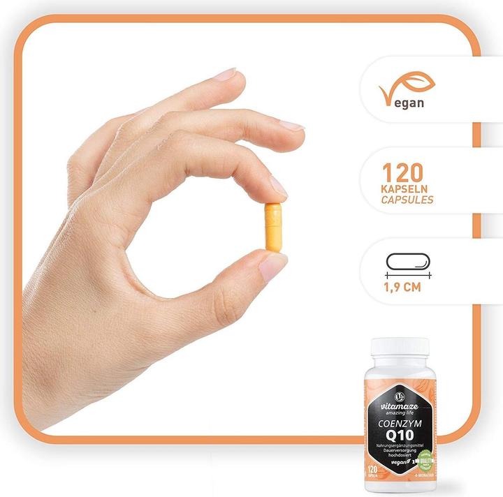Immagine prodotto Vitamaze Coenzym Q10 (120 Pezzo/i, Pillole, 120 g)